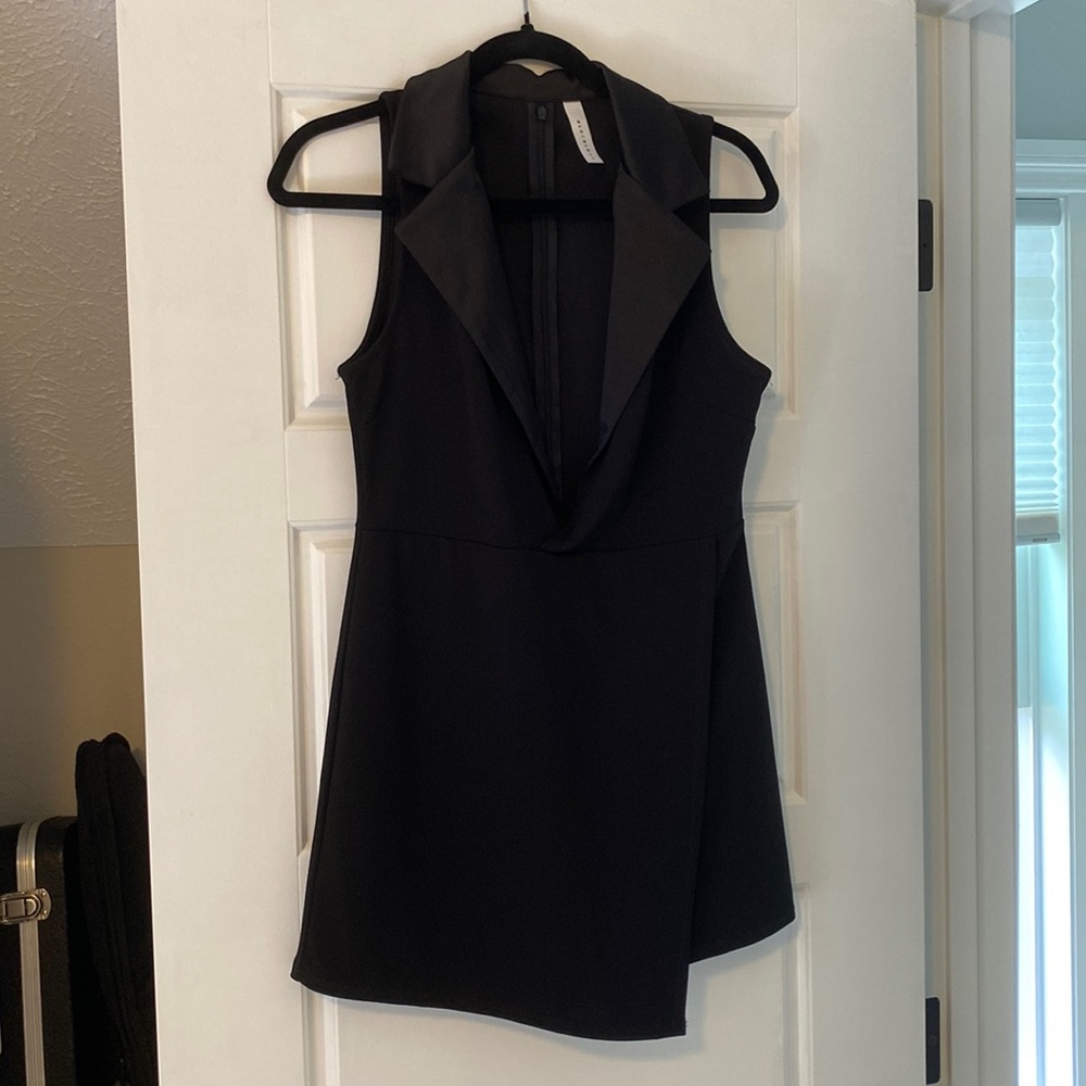 Tuxedo Style Romper from Blue Blush